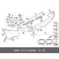 Rear Right Bumper Tow Hook Cover - BMW X5 E70 2006-2011