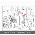 Genuine Mercedes-Benz Clamp 163-504-00-35