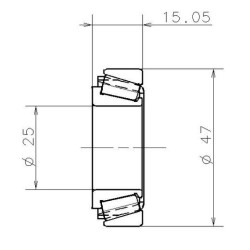 32005Vs02H100, Gearbox Bearing Romania