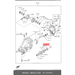 Bearing,Pinion-Front