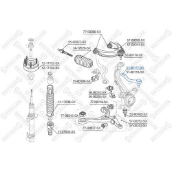 Tie Rod End !Lh Honda Accord All 08>