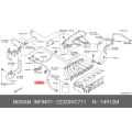 Hose-Fuel Evaporation Control - Nissan 22320-VC711