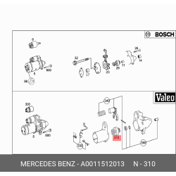Starter Pinion - Mercedes-Benz (638/901)