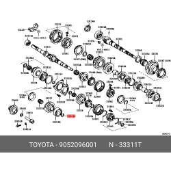 RING, SHAFT SNAP (FOR FRONT BEARING)