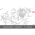 Hose-Water Nissan 14055-3RU1A