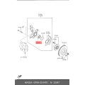MAZDA GP9A-33-047D Genuine Wheel Bearing Front