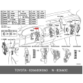 TOYOTA 82660-0K060 Block Assembly Relay