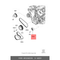 FORD BR3Z6B209E Genuine Accessory Drive Belt Tensioner Assembly