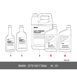 Genuine BMW Oil Change Kit / Inspection I - N52 N54 N55