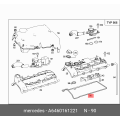 Mercedes Benz W639 Vito 115 Cylinder Head Gasket Set Screws Genuine A6460161221