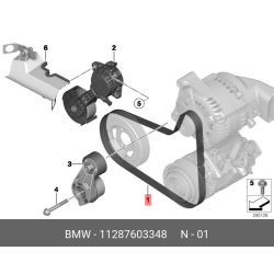 V-Ribbed Belt 6Pk987 Bmw/F20/F30/N13