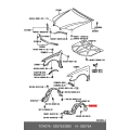 Toyota OEM Genuine LINER, FRONT FENDER, LH