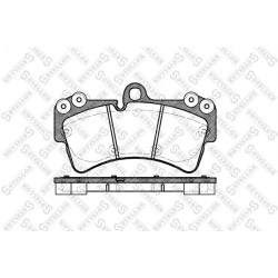 Front Brake Pad Set ! Vw Touareg 2.5Tdi/3.2I V6/4.2I V8/5.0 V10 Wheel 18' 02>
