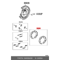 Toyota Parking Brake Shoe Kit 04495-06050