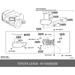 Lens Sub-Assy,Headlamp,Rh