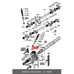 MAZDA 0381-23-260 Genuine Timing Chain Engine