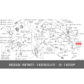 Genuine Nissan HOSE-WATER 14055-03J10
