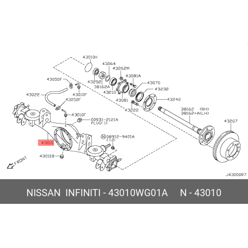 Housing Assy, Rear Axle