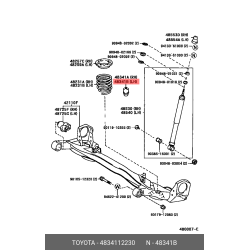 Bumper,Rear Spring,No.