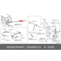 NISSAN LAMP COMB RR,LH 26555-WG12A
