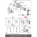 Mitsubishi Pad Set, Rr Brake 4605A448, New Genuine OEM Part