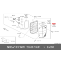Nissan Combination Lamp Assy-Rear, RH 26550-10J01