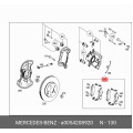 MERCEDES-BENZ Brake Pad Set 0054208920 C63 AMG E63 R230 SL63