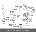 TOYOTA Front Toe Adjusting Cam Sub-Assembly - 4Runner Tacoma Lexus GX470 - 48409-60020 (x2)