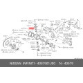 Nissan OEM SEAL GREASE, KNUCKLE FLANGE 40579-01J00
