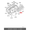 MITSUBISHI 5805A051 Genuine Lift Gate Glass
