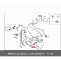 Brake Hose Front Left - Mercedes-Benz W163 1634200848