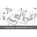 Garnish Assembly, RR. LICENSE *YR538M*