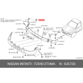 Brkt Fr Bmpr Rh D22Lcv F2040-2THMA for Nissan