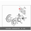 Brake Pad Rear-W222 Amg