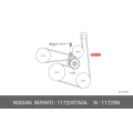 NISSAN Altima 2013-2018 Rogue 2016-2020 Serpentine Belt 11720-3TA0A