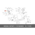 NISSAN Engine Motor Mount Set 1.8L 2.0L 2000-2006 Sentra 11210-6N000