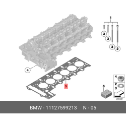 Head Gasket Bmw E70 X5,E71 X6,F07,F10,F12,E90/Mtl