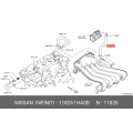Nissan Hose-Blowby Gas 11826-1HA0D, New Genuine OEM Part