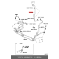 TOYOTA 44348-60120 Genuine Hose, Oil Reservoir To Pump, Power Steering