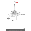 TOYOTA 33504-60400-E0 KNOB SUB-ASSY, SHIFT LEVER