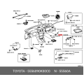 TOYOTA GENUINE Land Cruiser Glove Compartment Door Lock Assembly