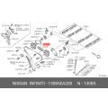 NISSAN 13085-EA200 Genuine Guide-Chain, Tension Side