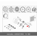 MERCEDES-BENZ 0004015904 Valve Nut