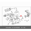 Crankcase Ventilation Air Intake Breather Hose - Mercedes-Benz (Various Models)