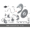 BMW 34356871916 Brake Pad Wear Sensor