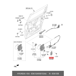 Handle Assy Rr Door Inside Lh