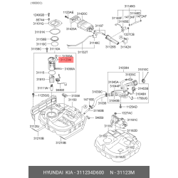 O-Ring Fuel System - HYUNDAI ELANTRA 2006-2010