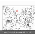 Air Filter Housing Box Holder Clamp - Mercedes-Benz (W110 W111 W112)