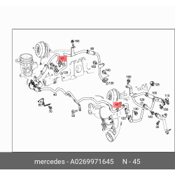Oil Hose Seal Db M276