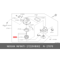 Nissan Patrol Safari Blower Motor & Fan Assembly 27220-VB002